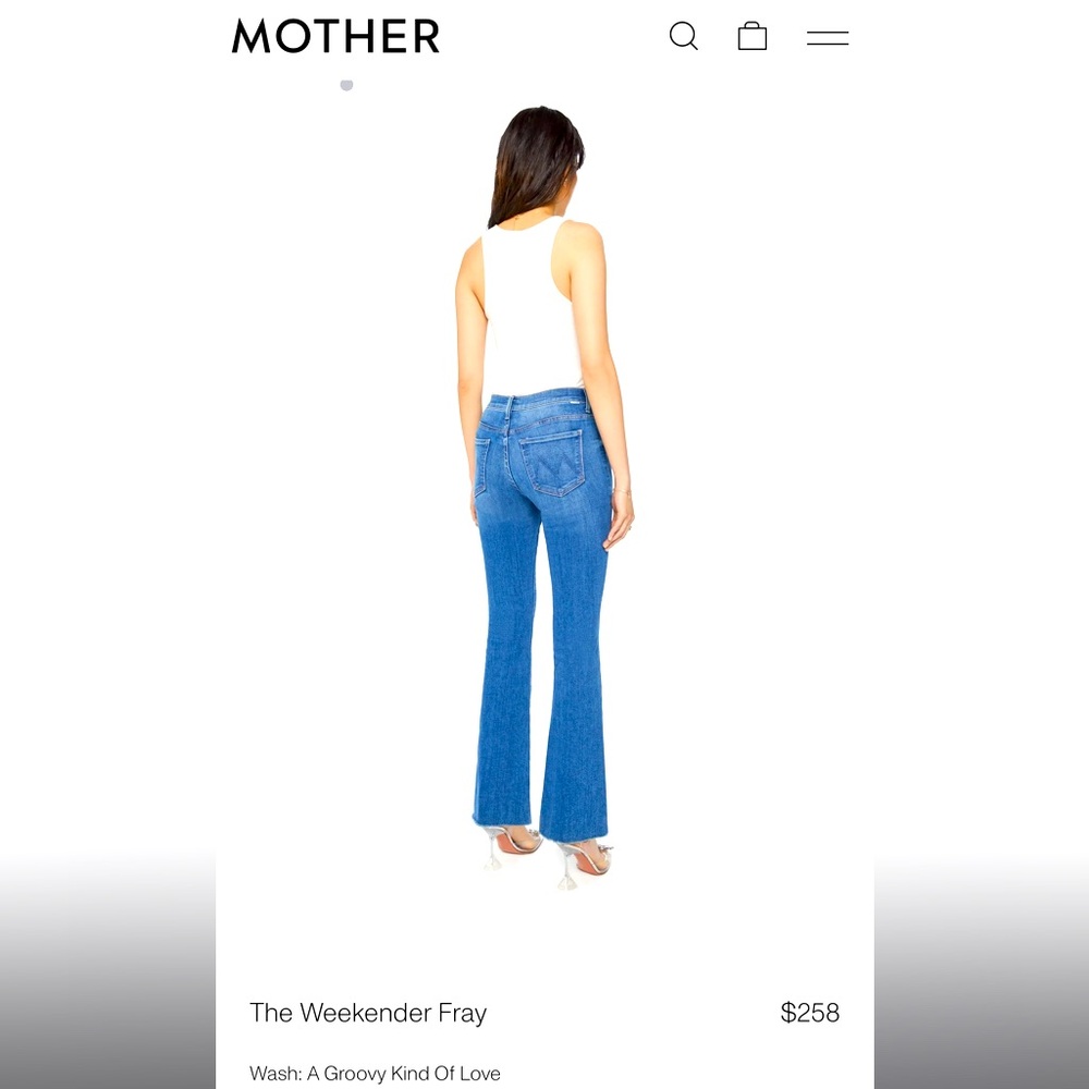 Mother Jeans size 25 Wash: A Groovy Kind of Love.